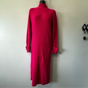 Steve Madden Hot Pink Long Sleeve Dress
